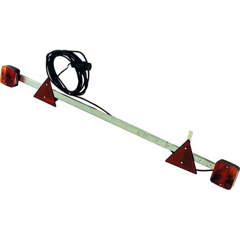 Maxter – Rampe agricole extensible 1,35m à 2,15m – Câble d'alimentation 12m – Verrouillage sécurisé – Pour chantiers agricoles et terrains accidentés (1/2)