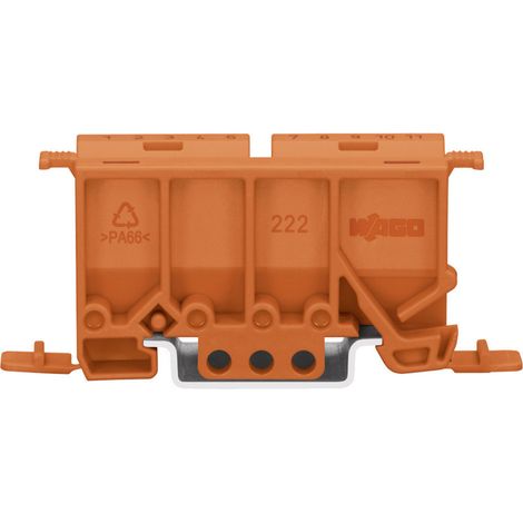 WAGO 222-500  Befestigungsadapter Orange 1 St.