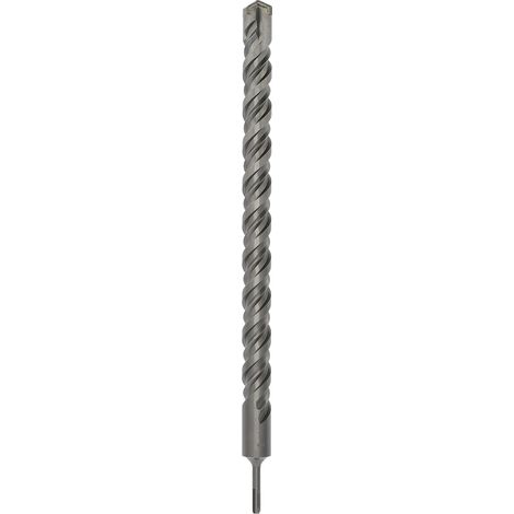 Foret perforateur à double hélice 40x600mm pour béton, pierre naturelle et maçonnerie - Lame croisée outil manuel (1/5)