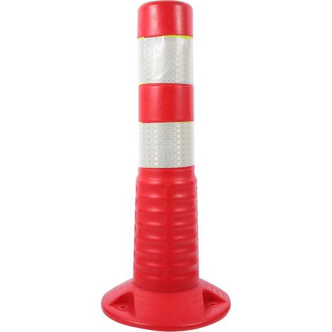 Bornes de signalisation réfléchissantes, conçues pour la sécurité routière, adaptées aux véhicules à moteur, disponibles en plusieurs couleurs, avec des caractéristiques de protection, 1 unité par paq (1/5)