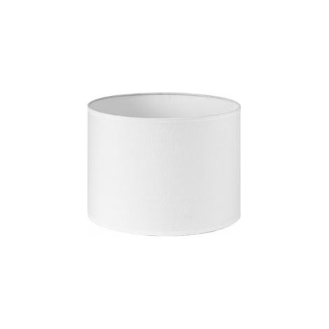 Pantalla Cilindrica Dori E27 Blanca 25Dx25dx20h Cm Tejido Popelin