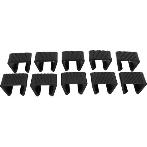 10 Pieces Rattan Furniture Clamps with ABS Plastic Construction for Connecting Sectional Sofas, Outdoor Patios, and Repairing Wobbling Furniture (1/5)