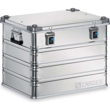 ZARGES, Caisse de transport en aluminium, capacité 116 l, L x (1/2)