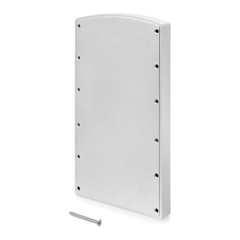 Emuca Juego de suplementos laterales para colgador abatible para armario Hang, Plástico, Pintado aluminio - (1/5)