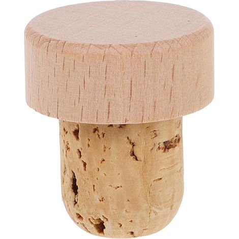 Bouchon liège, chêne, naturel, conique, pour brassage maison (1/5)