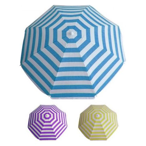 OMBRELLONE SPIAGGIA ALLUMINIO POLY A RIGHE Ø200CM 32MM PAPILLON (1/3)