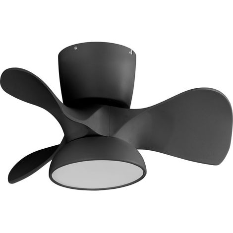 Ventilador VIENA DC LED negro
