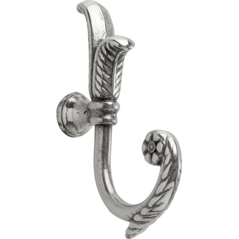 BL FERMATENDA GANCIO TULIPANO CROMO 2 PZ- BIENNEBI- 6,0 blister