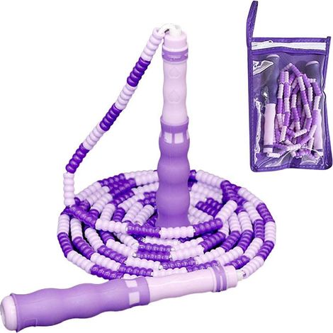 Skipping Rope, Soft Bead Jump Rope Adjustable (1/5)