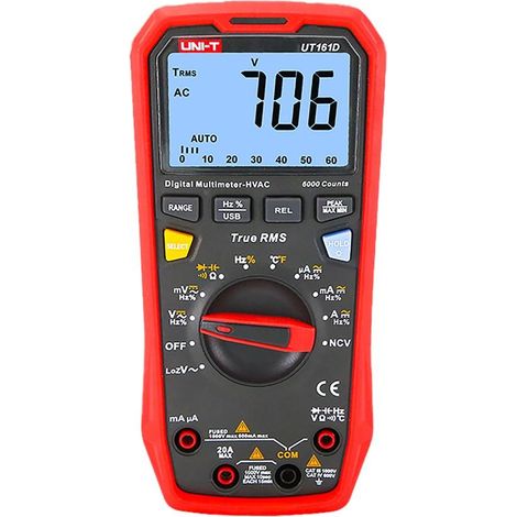 Multimetro UT161D, tester elettronico avanzato
