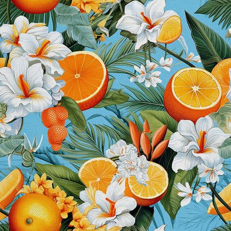 Tela decorativa para exteriores Oxford - Motivo frutal  DX6881 (1/5)