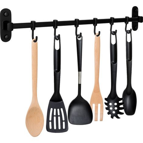 Ringhiera per cucina e bagno Sivas nera (1/5)