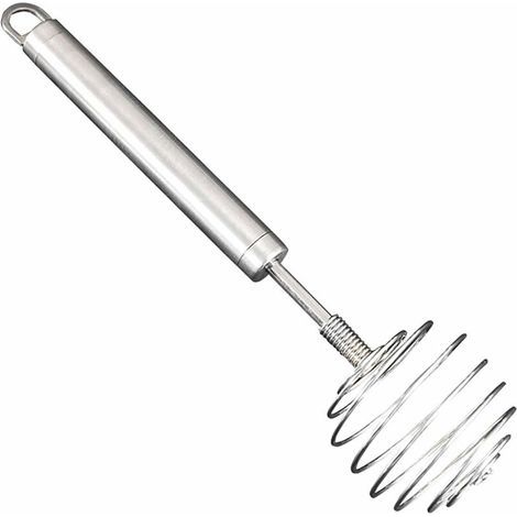 Frusta a mano in acciaio inox per cucinare - Crema da cucina - Sbattitore per uova, palloncino, panna montata, latte, frusta (1/5)