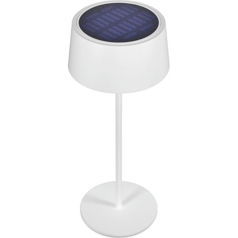 RealPower LED-Solar lampe de bureau blanc design contemporain