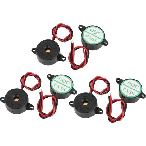 DC 3-24 V sans fil industriel Audio piézo-électrique alarme été noir 6st