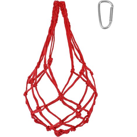 Hanging Feeder for Chickens and Vegetables, Poultry Netting, Fruit and Cabbage Bag with Hook Hanging Basket Vegetable Bag in Twine Enrichment Toys for Chicken Coop Hens Ducks Geese (1/5)
