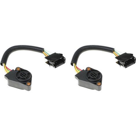 2x LKW-Geschwindigkeitspedalsensor, Gaspedalpositionssensor mit 5 Drähten (TPS) für 3171530