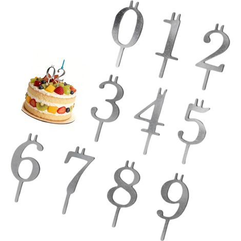 Set di decorazioni digitali in acciaio per torte - 1