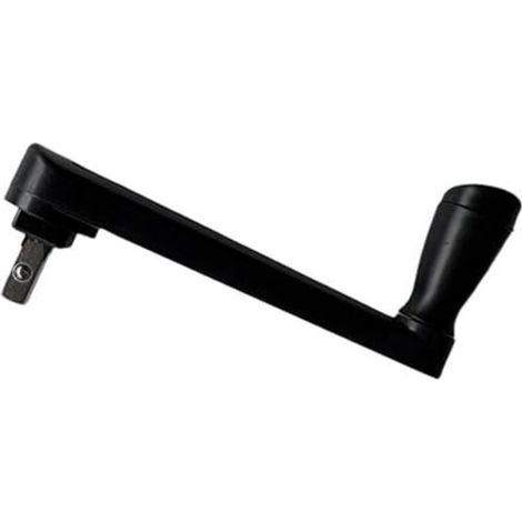 Parapluie romain original avec manivelle en métal - convient pour une utilisation en extérieur - 1 pièce, noir (1/3)