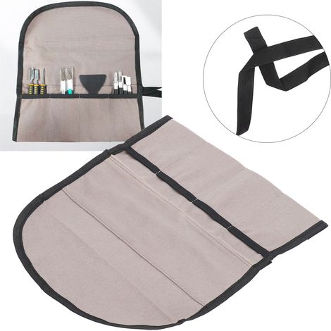 Multifunktionale Aufbewahrungstasche für Holzbearbeitungswerkzeuge, Segeltuchtasche für Schnitzmeißel, aufrollbare Werkzeugtasche (1/5)