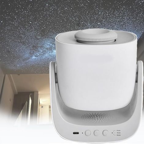 Veilleuse projecteur galaxie avec disques rotatifs étoiles (1/5)