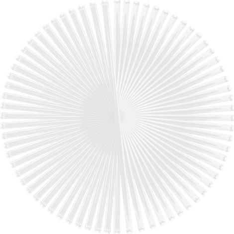 50pièces Tiges Verre Résistantes à Haute Température Bâtonnets Agitateurs Polyvalents pour Cuisine Cosmétiques Laboratoire Réutilisable (1/5)