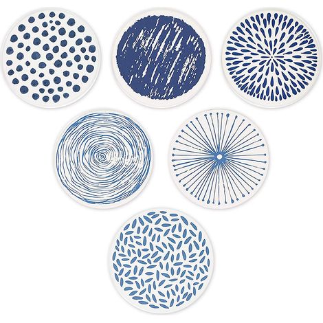 Ensemble de 6 sous-verres avec support pour boissons, sous-verres ronds en céramique absorbante avec base en liège, tapis de protection pour tasses et mugs, bureau, cuisine (1/5)