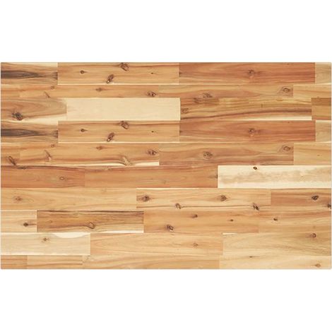 Schreibtischplatte Ölbeschichtung 100x50x2 cm Massivholz Akazie