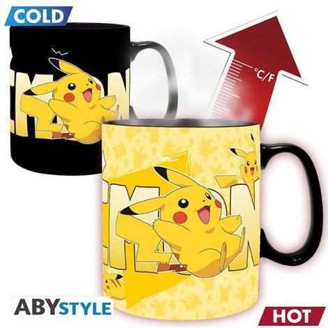Tasse Thermo-Réactive - Pikachu - 460 Ml - Céramique - Usage Intérieur