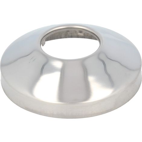 tecuro Siphonrosette Innen-Ø 32 mm x Außen-Ø 80 mm x Höhe 24 mm, Messing verchromt