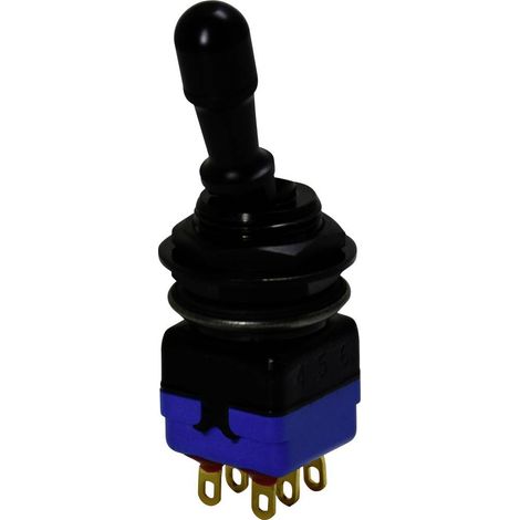 APEM 12146AD2GK-2V 12000 Serie Interrupteur à levier 1 pc(s)