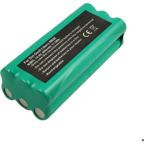 Batterie pour Aspirateur Dirt Devil M606 14,4V 800mAh NiMH (1/3)