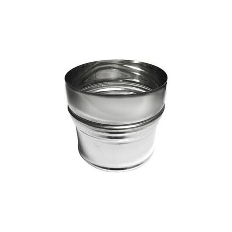 AUMENTO INOX PER CANNE FUMARIE Misura: Diam. M 80- F 120 (1/2)