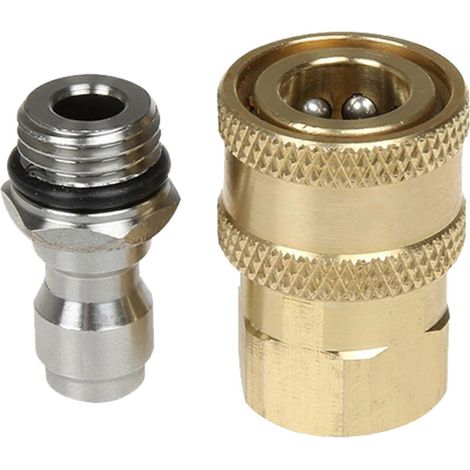 adaptateurs pour nettoyeur haute pression, kit de déconnexion rapide, coupleur-4- (1/5)