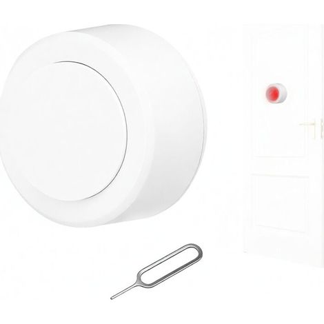Détecteur mouvement infrarouge ZigBee PIR sans fil, détection présence humaine angle 120°, compatible domotique, alertes appli, hub requis (1/5)