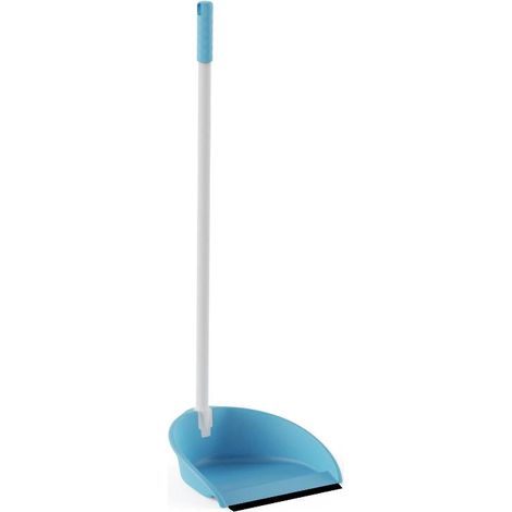 Recogedor Plegable Bi-Material Azul de PVC