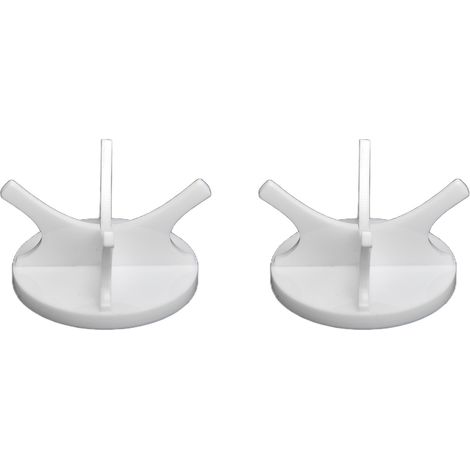 2 supports à balles de golf, grande stabilité, robustesse, présentoir simple pour balles de baseball, blanc, 2 pièces (1/5)