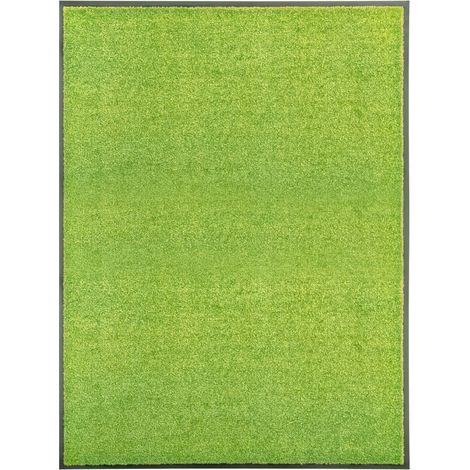 Paillasson lavable, vert, 90 x 120 cm (1/5)