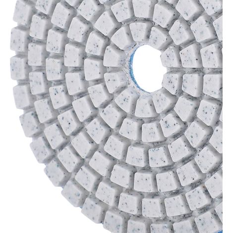Tampon poli à l'eau à base blanche de 7,6 cm (1/5)