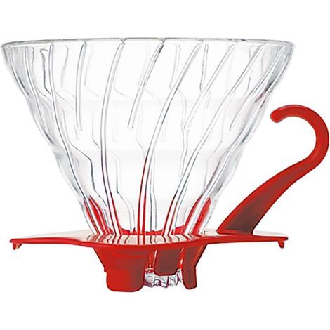 Coffee Filter, Plastic, Red, Size 02, For 1 to 4 cups, Accessory V60 (1/5)