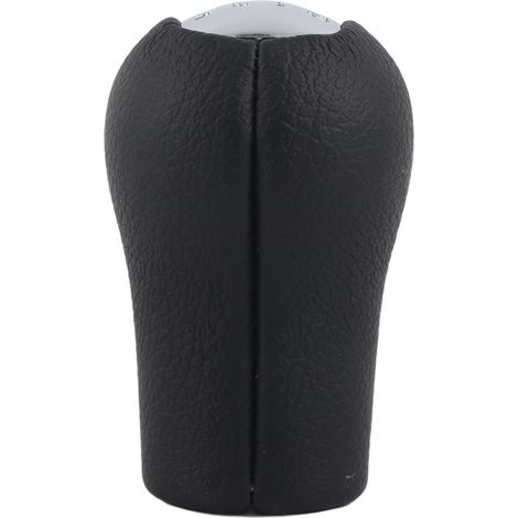 6-Gang-Schaltknauf aus PVC, schwarz und silber, für AYGO Verso, Corolla, RAV4, Avensis, Yaris/Vitz (1/5)