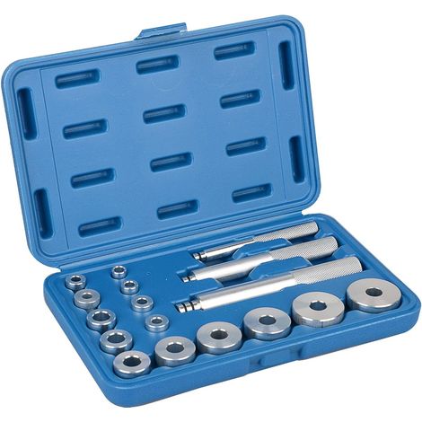 Set of 17 Aluminum Wheel Bearing Tools, Bearing Puller Tool for Pressure Elements for Assembly and Reconditioning (1/5)