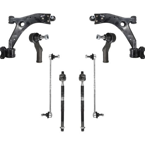 KIT BRACCIO OSCILLANTE 8 PEZZI COMPATIBILE CON FORD C-MAX (DM2) 2.0 TDCi 02.2007 - 09. / Kit Sospensione Completo OE/OEM / Bracci Oscillanti + Testine Sterzo / Sostituzione Diretta OEM