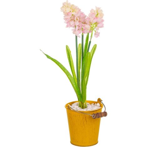 Maceta con flor artificial 10x10x27 (1/4)