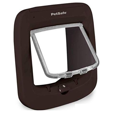 Petsafe Portina per animali domestici con microchip elettronico marrone (1/4)
