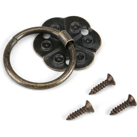 20 Pcs Meubles en Métal Armoire à Tiroirs Vintage Style Poignée Bouton Bronze Tone pour Cuisine Tiroir Armoire Placard en Bois Boîte Porte Commode Décor à Maison(2 2cm). (1/5)