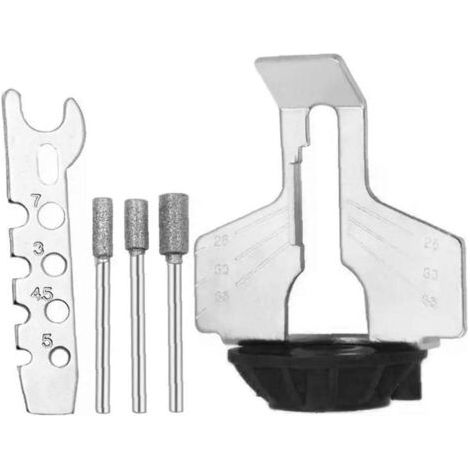 Pair Saw Affûtage Kit, Rotary Perceuse Main Sharpener Set Tondeuse Outil De Jardin Attachment (1/5)