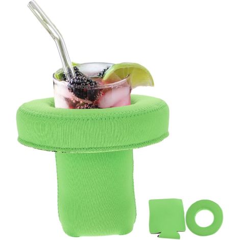 Porte-gobelet Flottant en Néoprène pour Piscine et Spa, Léger, Réutilisable, 1 Set, pour Boissons, Accessoire Pratique D' (1/5)