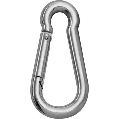 Vormann Feuerwehrkarabiner Edelstahl (V2A), 50 x 8,0/5,5 x 5,0, SB (2 Stk.) (1/5)