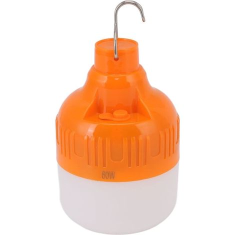 Lampe rechargeable portative – ampoule LED – pêche / tente camping / marché nuit – secours (1/5)